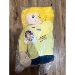 NWT Silly Puppets Smile Jesus Loves You Katie‎ Doll 25" Ventriloquist Bible